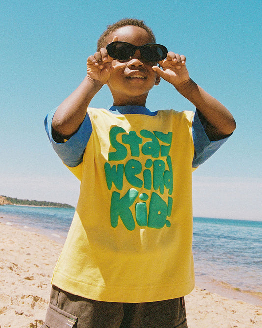 Stay Weird Kid Rascal Splicy Tee