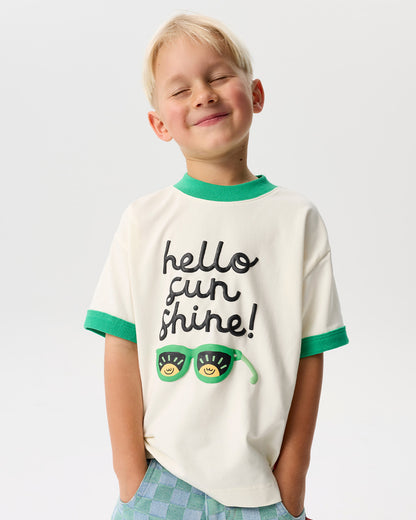 Hello Sunshine Ringer Tee