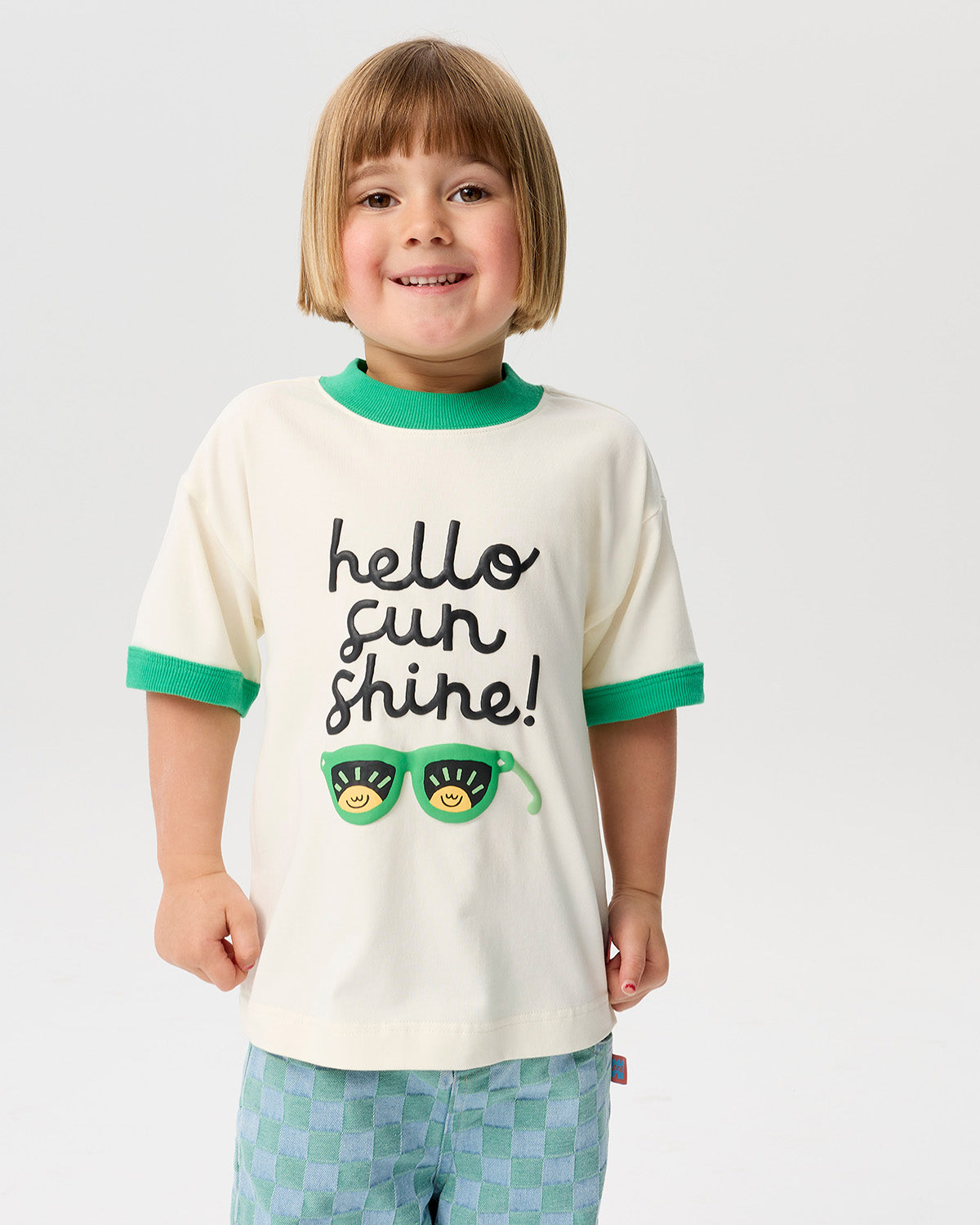 Stavi Hello Ringer Hello Sunshine Ringer Tee – Sandcastle Rascals
